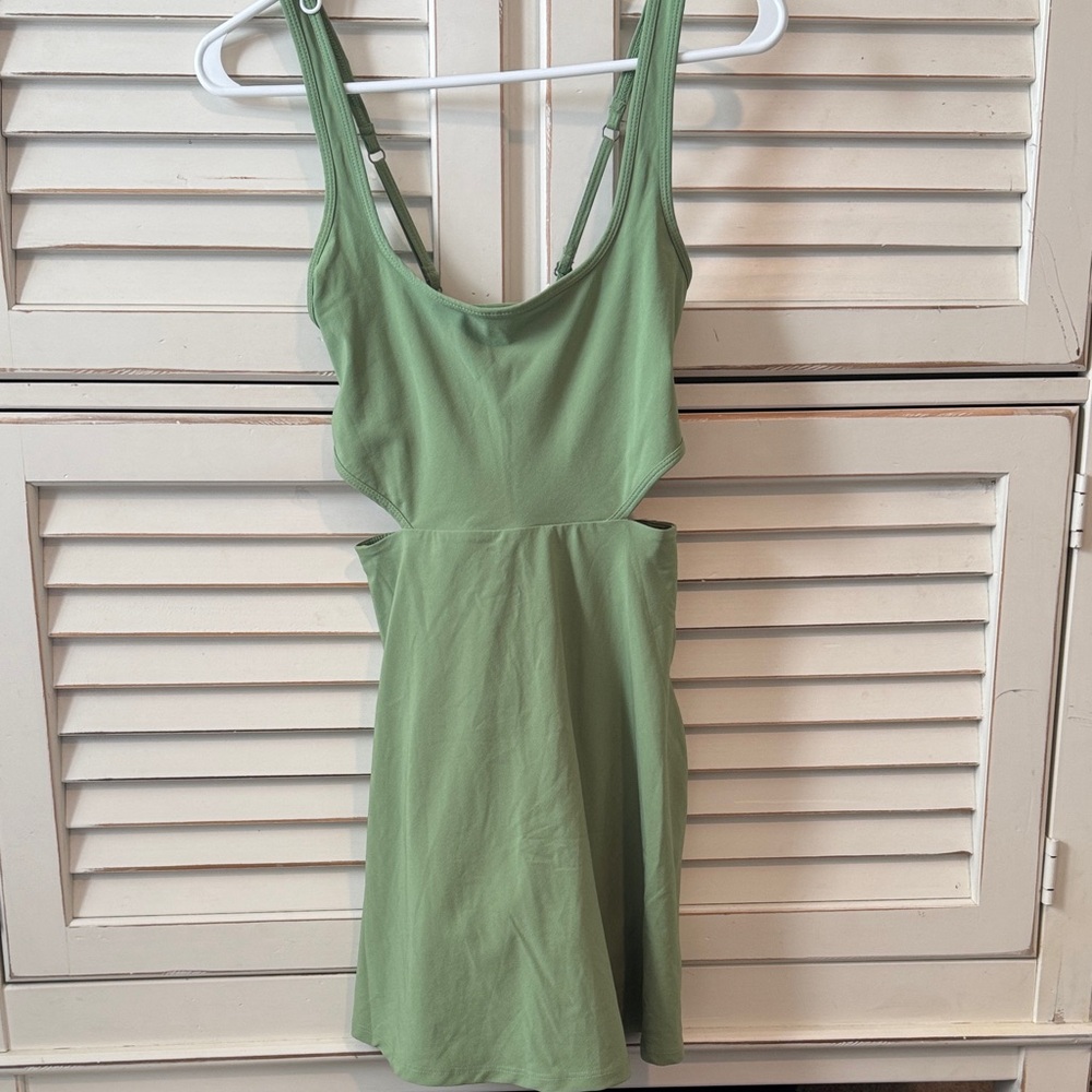 Abercrombie & Fitch Green Mini Dress
